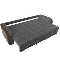 Угловой диван Марсель (рогожка серый коричневый) - Изображение 2